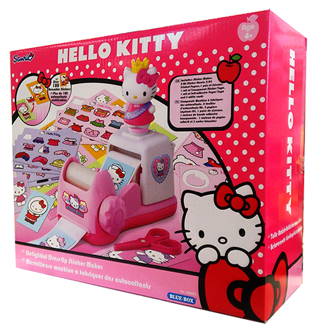 hello kitty 百变造型贴纸机